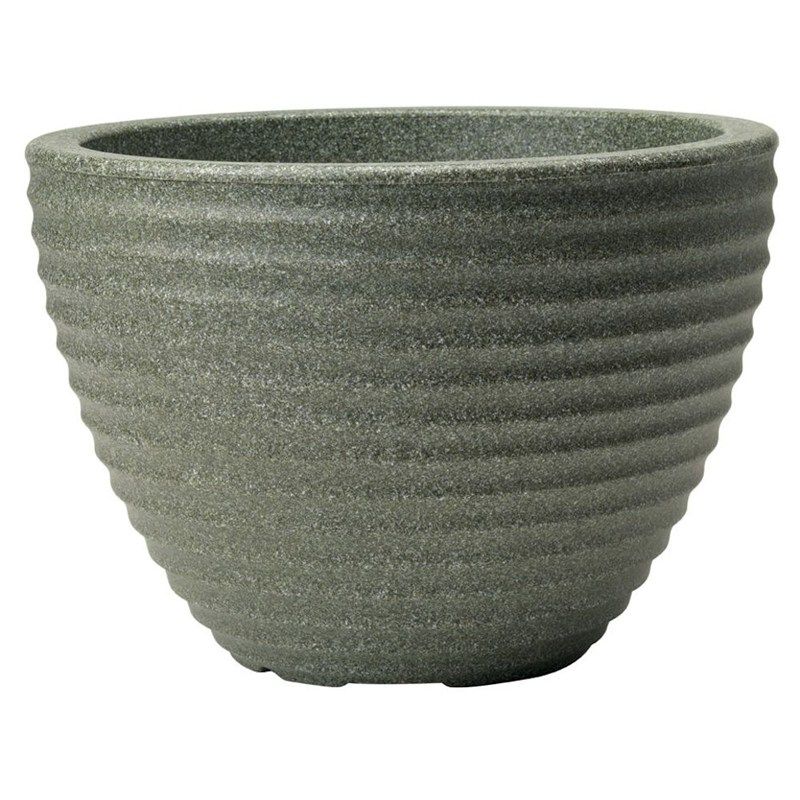 Low Honey Pot - 50cm - Marble Green (5098063) - Stewart Garden