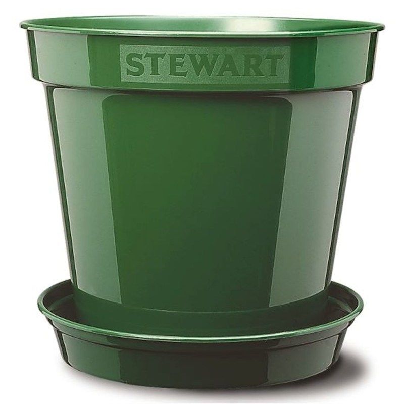 Premium Flower Pot - 25.4cm - Green (2836004) - Stewart Garden