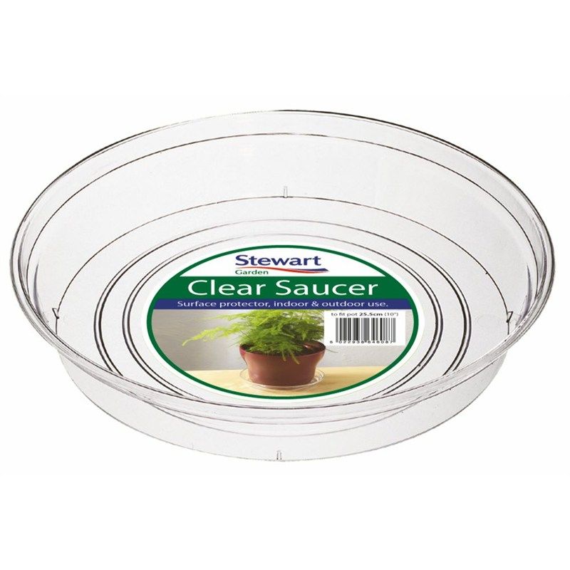 Saucer - 13-15cm - Clear (2842008) - Stewart Garden