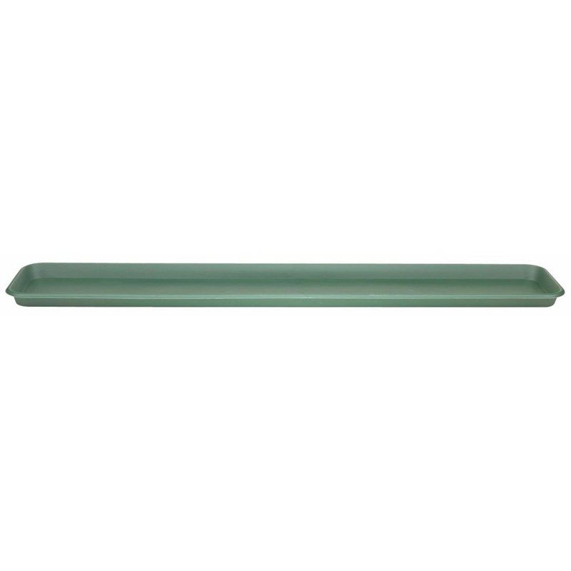 Terrace Trough Tray - To Fit 80cm Pot - Green (2065019) - Stewart Garden