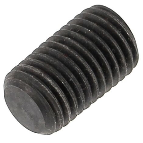 STHC Plat M10X12 Pas 100 Acier Noir DIN 913