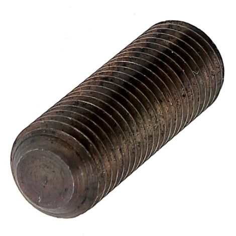 STHC Plat M12X40 Pas 125 Noir DIN 913