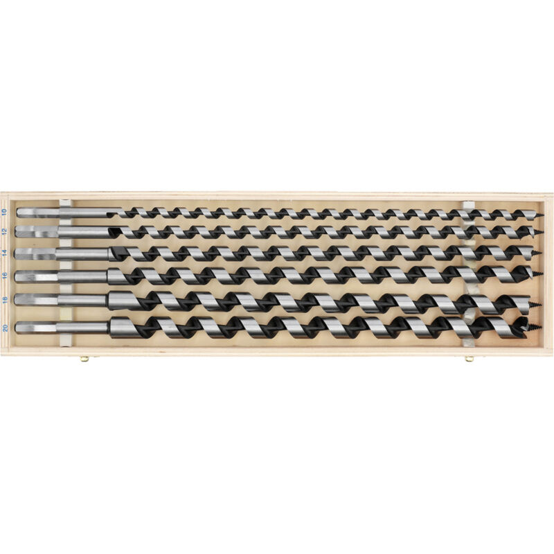 Vorel - sthor 22466 lot de 6 mèches à bois ajustables 1020 x 460 mm