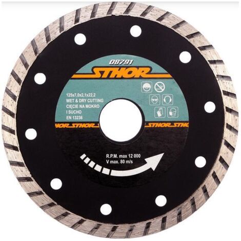 STHOR DIAMANT TARGET 125 x 22,2mm TURBO 08791