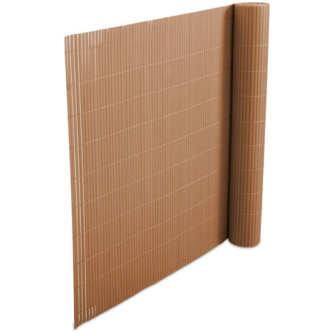 STI Canniccio Arella piccola 100X300cm Marrone PVC plastica recinzioni giardino