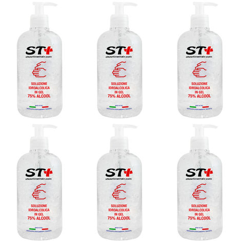 STI Gel Lavamani Igienizzante Senza Acqua Stick 100ml alchool 75% Elimina  99% a base alcolica