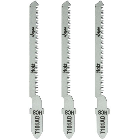 Stichsägeblätter Säge Schneidblätter T-Schaft T101AO für Holz Kunststoff 3er Set