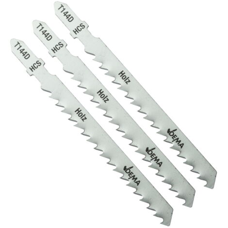 Stichsägeblätter Säge Schneidblätter T-Schaft T144D für Holz Kunststoff 3er Set