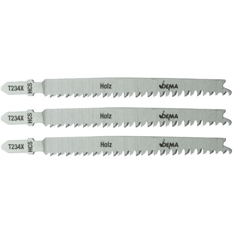 Stichsägeblätter Säge Schneidblätter T-Schaft T234X für Holz Kunststoff 3er Set