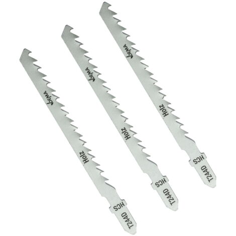 Stichsägeblätter Säge Schneidblätter T-Schaft T244D für Holz Kunststoff 3er Set