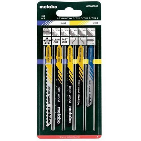Stichsägeblätter-Set für Stichsäge Metabo