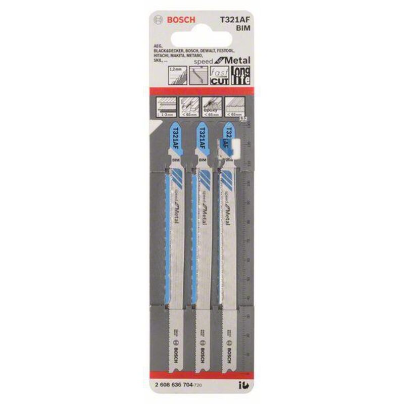 Bosch Stichsägeblatt T 321 Af Speed For Metal