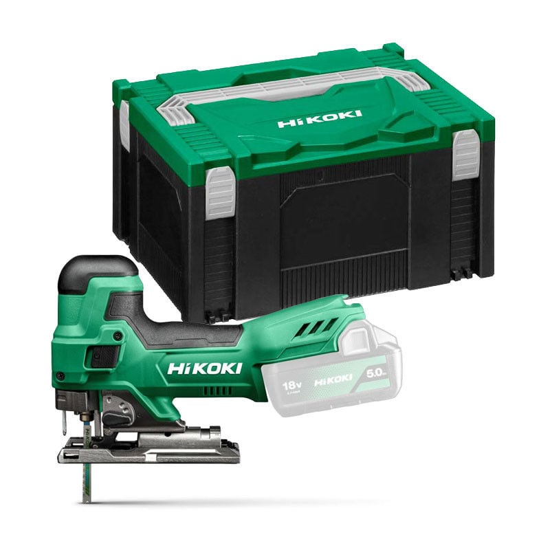 Image of Hikoki - 18V Stichsäge mit Pilzgriff (Solo) in Hitcase CJ18DBW2Z