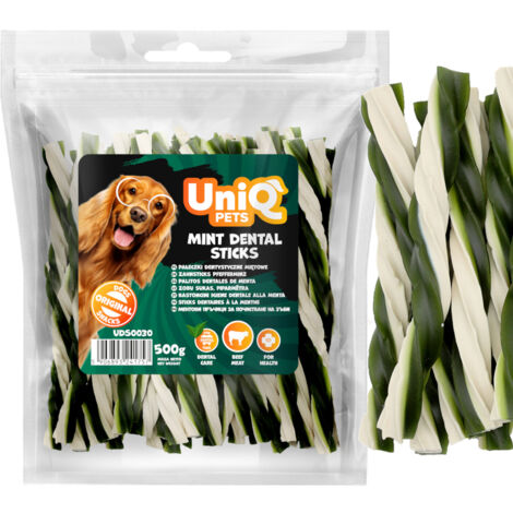 Stick alla menta per animali domestici UniQ Dental 500g