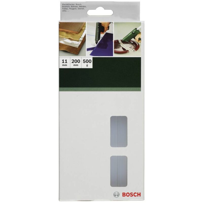 Professional 26x Stick of Transparent Glue (ø 11 x 200 mm, 500g, Hot Glue Gun Accessories) - Bosch