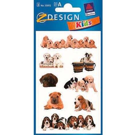 Sticker 55972 Hunde 3 Bogen
