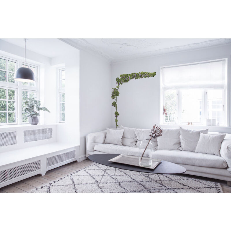 Sticker Autocollant Décoratif 215 cm x 210 cm - Photo Magnifique de Glycine en Fleurs - Décoration Intérieure Idéale