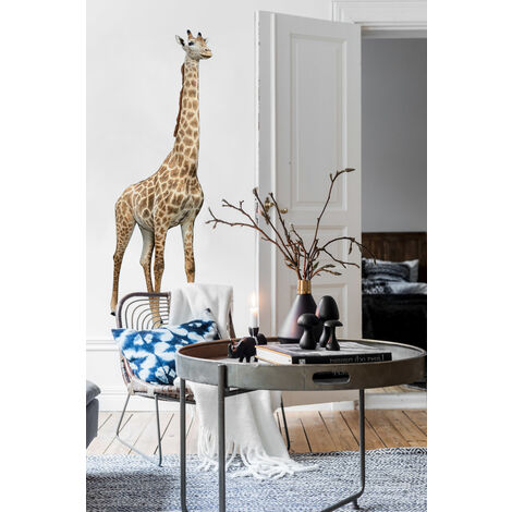 Sticker Autocollant Photo Girafe Géante 60x170cm - Déco Murale et Vitres Animale Unique et Originale