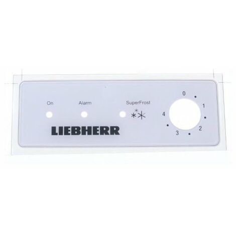STICKER BANDEAU DE COMMANDE (POIGNEE) POUR CONGELATEUR LIEBHERR - 7736018