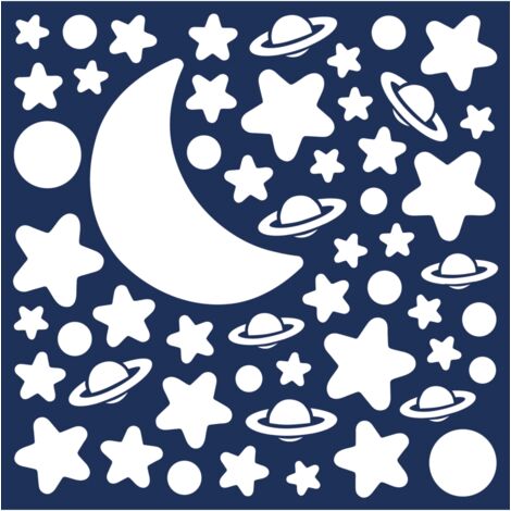 Sticker brillastelle Crearreda adesivo murale frasi famose natura geometrie fantasie 31x31 CM