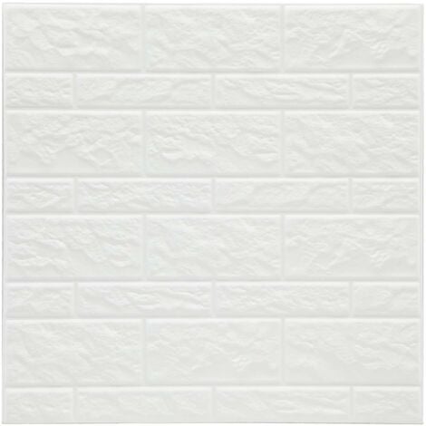 Sticker carrelage mur blanc X2 - Atmosphera créateur d'intérieur