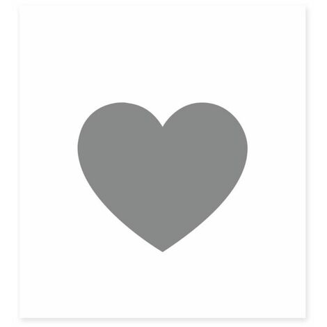 Sticker Coeur pour décoration murale personnalisée