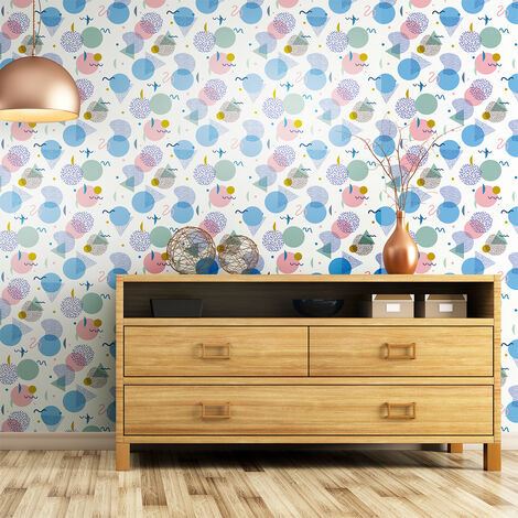 Sticker effet papier peint - DANEMARK - 30x30cm