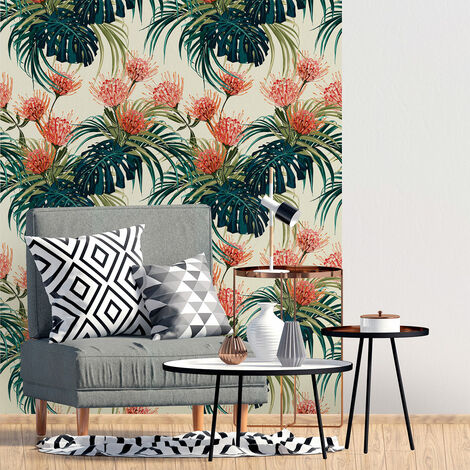 Sticker effet papier peint - SAGUA - 30x30cm