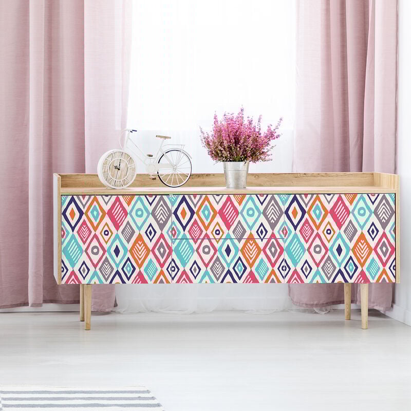 Sticker ethnique pour meuble atem 60 x 90 cm