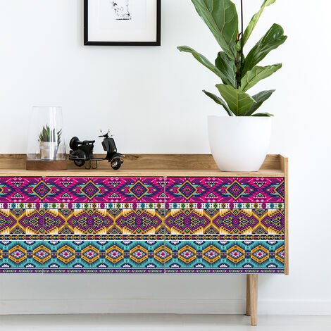Sticker ethnique pour meuble rukaya 40 x 60 cm
