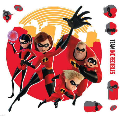 Sticker géant repositionnable Les Indestructibles 2 DISNEY - 43x92 cm