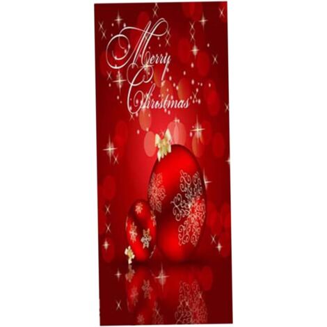Sticker Mural Auto - adhésif Imperméable à Motif de Lanterne de Noël pour