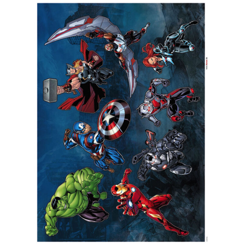 Sticker mural Avengers Crew - 50x70 cm