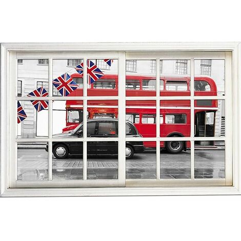 Sticker Mural Bus Anglais