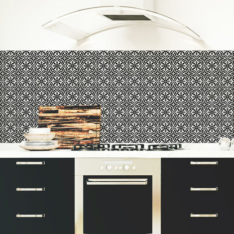 Sticker Mural Carrelage adhésif Cuisine Salle de Bain - 30 STICKERS CARREAUX DE CIMENT BUCAREST - 30stickers10x10cm