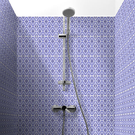 Sticker Mural Carrelage adhésif Cuisine Salle de Bain - 30 STICKERS CARRELAGES ORIENTAL BIDBID - 30stickers10x10cm