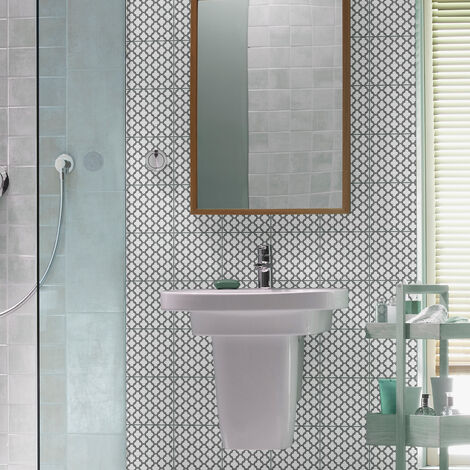 Sticker Mural Carrelage adhésif Cuisine Salle de Bain - 60 STICKERS CARRELAGES ORIENTAL AKBOU - 60stickers10x10cm