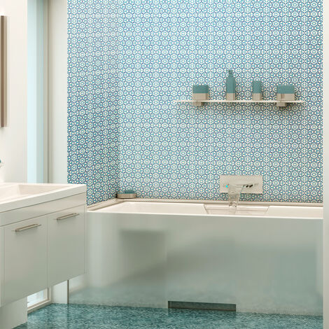 Sticker Mural Carrelage adhésif Cuisine Salle de Bain - 60 STICKERS CARRELAGES ORIENTAL BASSORA - 60stickers10x10cm