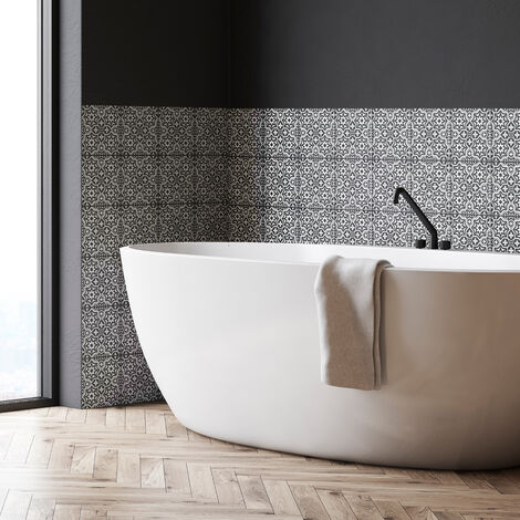 Sticker Mural Carrelage adhésif Cuisine Salle de Bain - 60 STICKERS CARRELAGES ORIENTAL TEBOURBA - 60stickers10x10cm