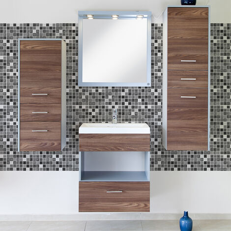Sticker Mural Carrelage adhésif Cuisine Salle de Bain - 9 STICKERS CARRELAGES AZULEJOS MOSAÏQUES NUANCE DE GRIS - 9stickers10x10cm