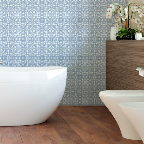 Sticker Mural Carrelage adhésif Cuisine Salle de Bain - 9 STICKERS CARRELAGES ORIENTAL MOHAMMÉDIA - 9stickers10x10cm