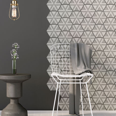 Sticker Mural Carrelage adhésif Cuisine Salle de Bain - CARRELAGES HEXAGONES NUANCE DE GRIS ANTIQUE - 28stickershexagones10x9cm