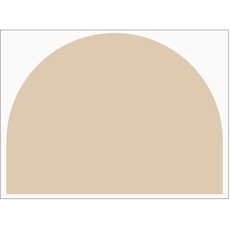 Sticker mural en forme d'arche Sticker mural moderne Peel and Stick Sticker mural en forme d'arche Art mural Sticker mural