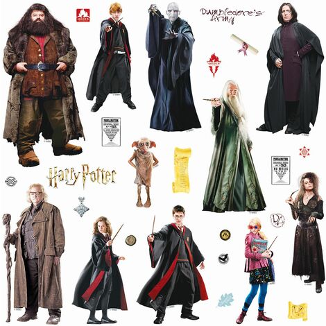 sticker mural Harry Potter gris  - Sanders & Sanders