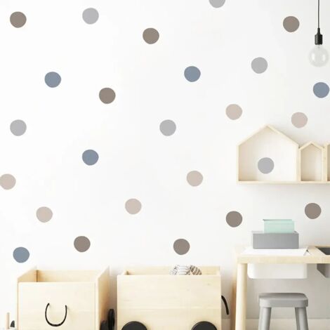 Sticker mural pour chambre d'enfant, sticker mural cercles