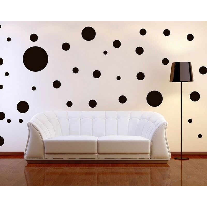 

Sticker Polka Dots - Circulo - para ninos - a la pared - Negro en Vinilo, 25 x 0,15 x 29 cm