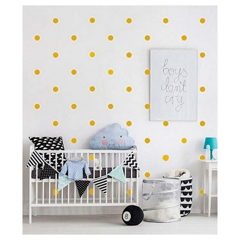 

Sticker Polka Dots - Circulo - para ninos - a la pared - Oro en Vinilo, 13 x 0,15 x 17 cm