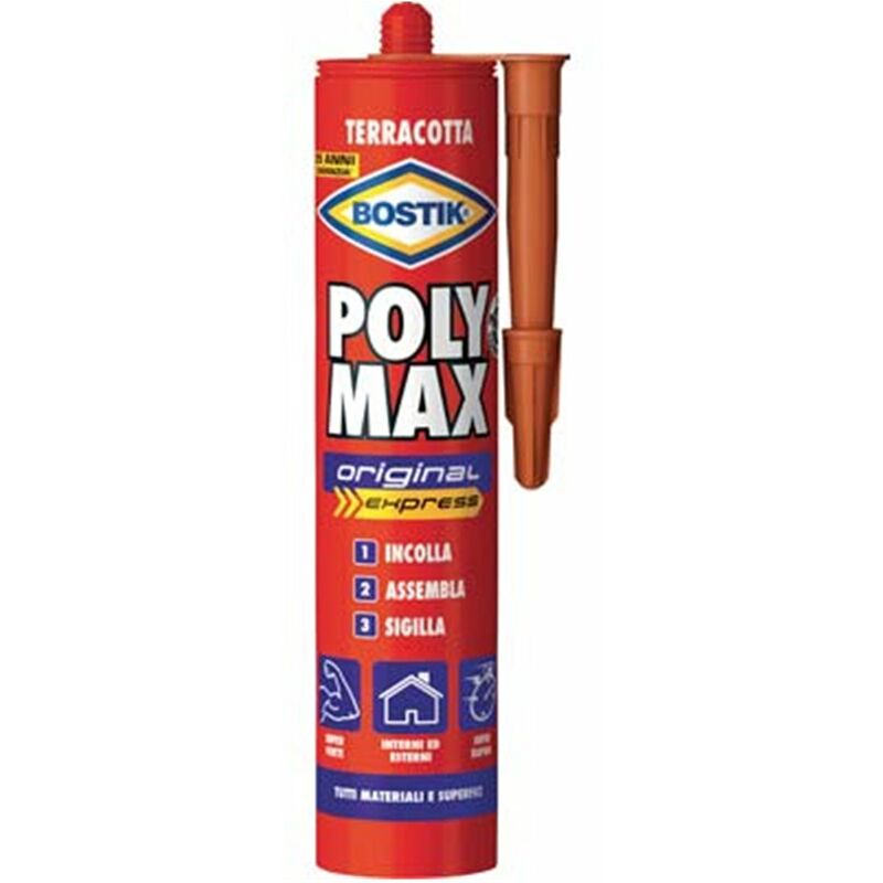Bostik - Adhésif Polymax Original Express en terre cuite da 425 grammes.