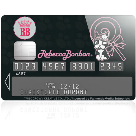 Sticker pour Carte de crédit Rebecca Bonbon