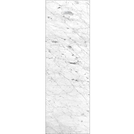 Sticker réfrigérateur et lave vaisselle, marbre blanc style moderne, 180 cm X 59,5 cm